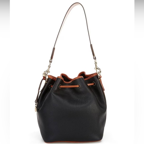 Pebble Collection by Dooney & Bourke Drawstring Bucket Bag. Like New. - Picture 4 of 14